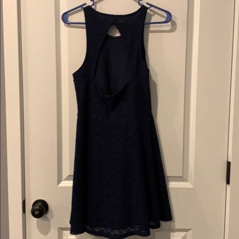 Open back dress